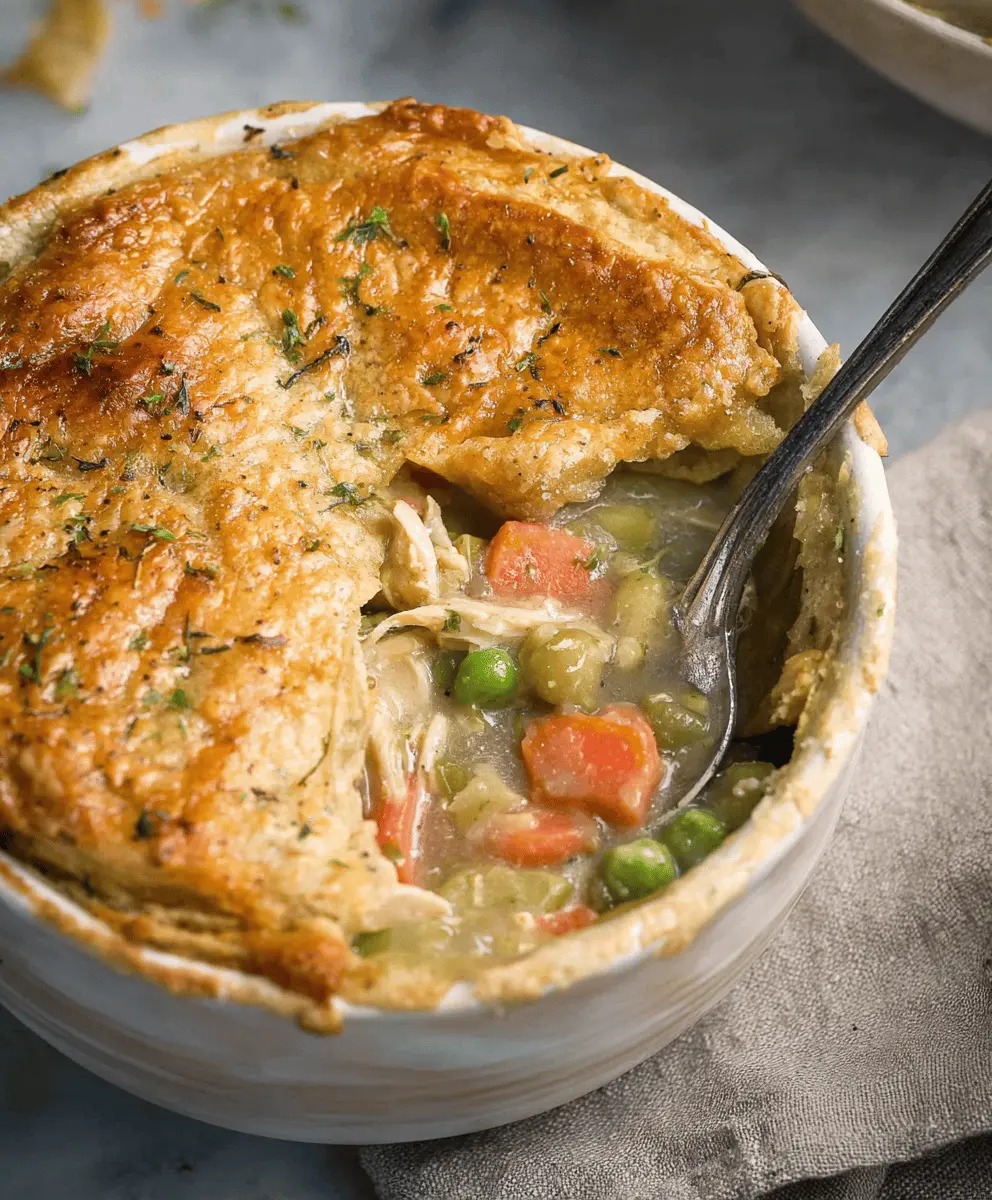 Gluten-Free Dairy-Free Crustless Chicken Pot Pie