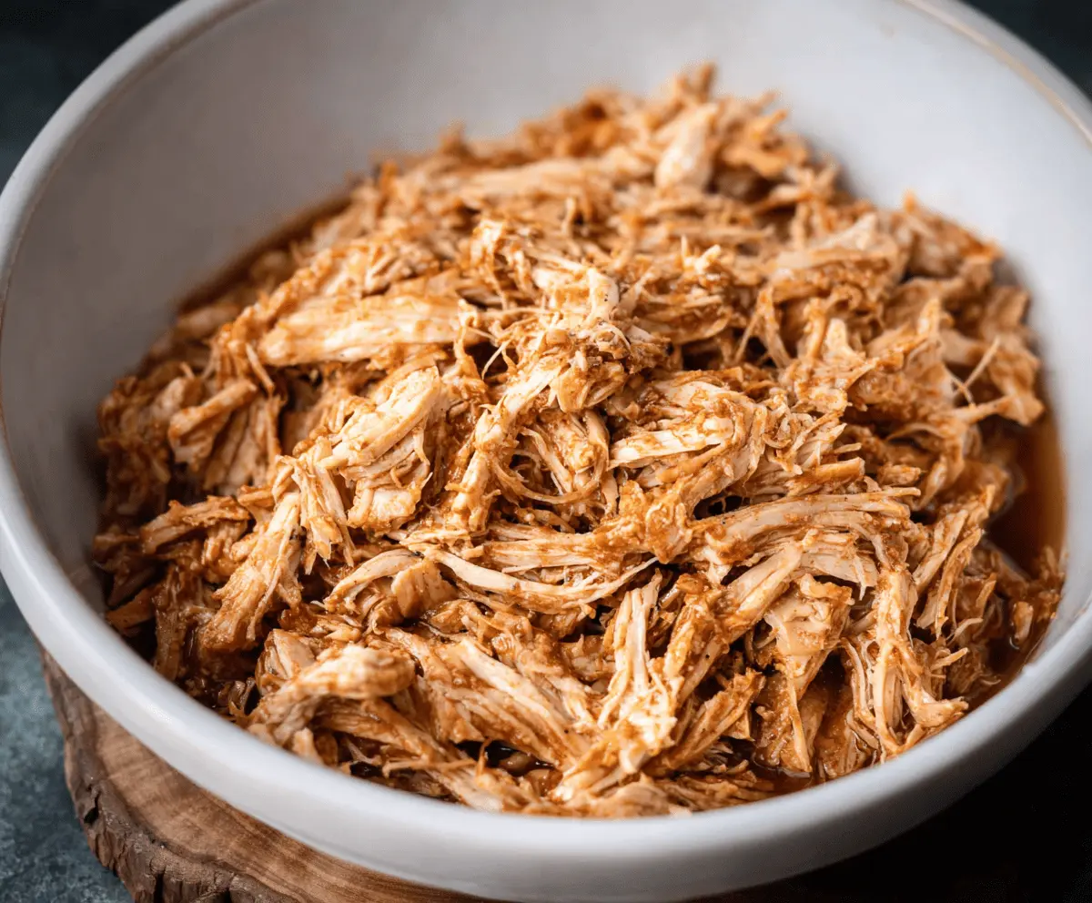 Easy Crockpot Shredded Chicken Recipe