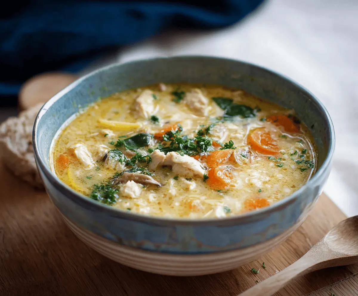 Easy Lemon Chicken Soup Recipe for Comfort