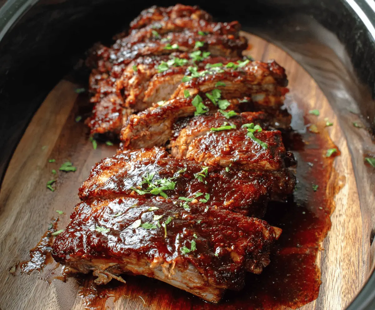 Tender Slow Cooker Baby Back Ribs Recipe