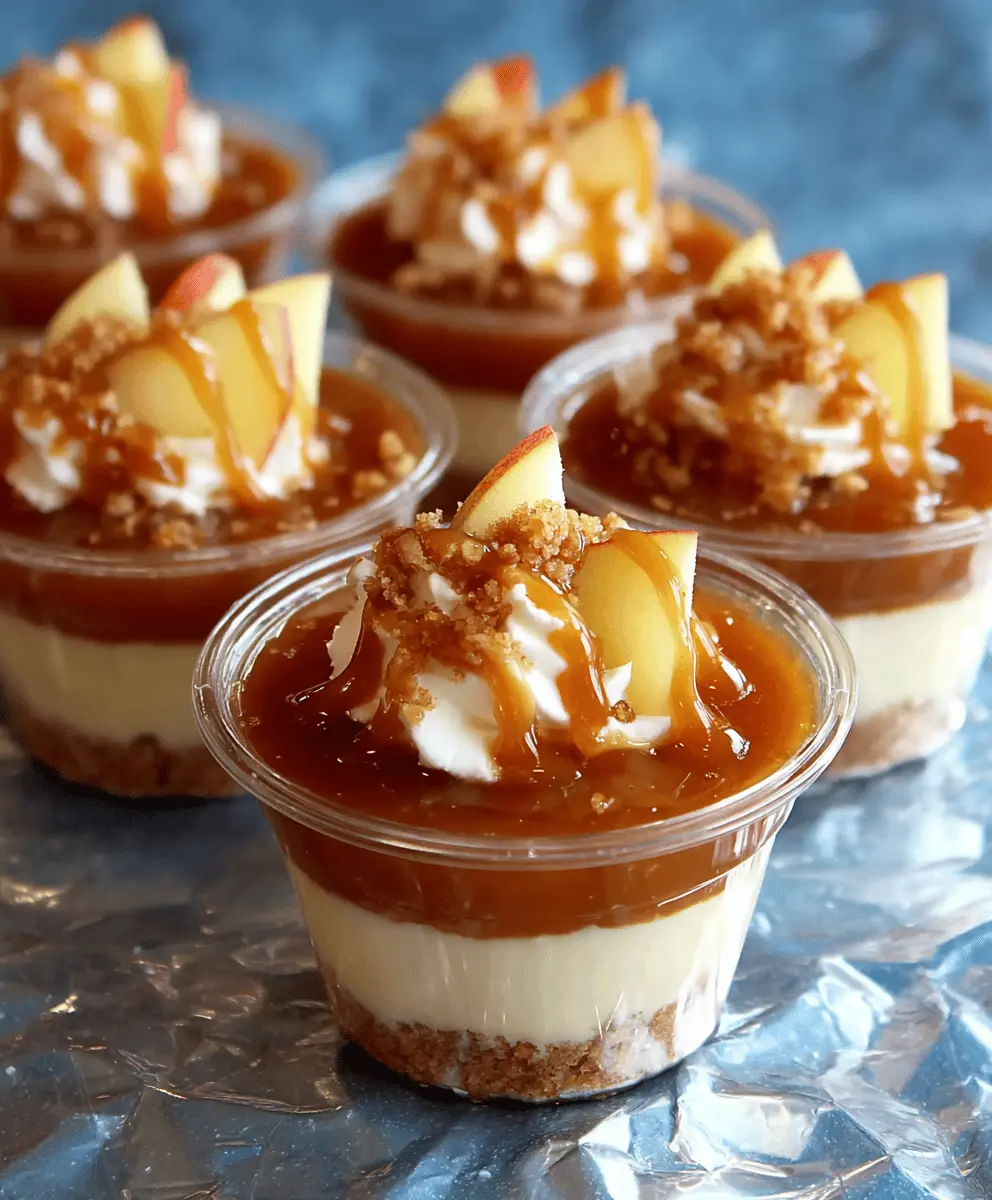 Easy Caramel Apple Pudding Cups for Fall