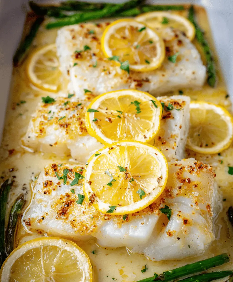 Easy Lemon Butter Baked Cod Recipe