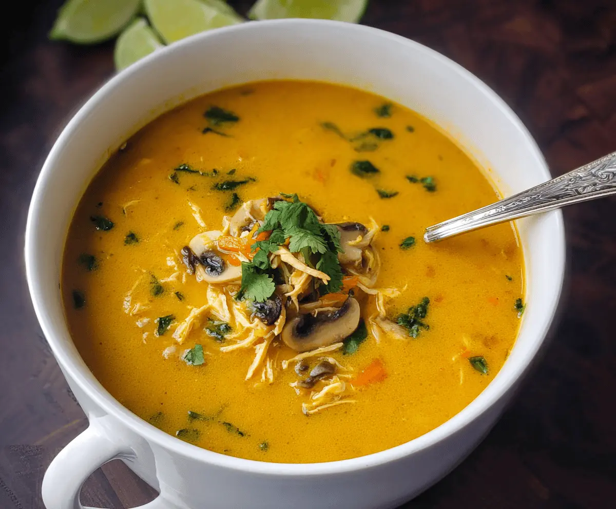 Easy Curried Chicken Soup Recipe for Cozy Meals