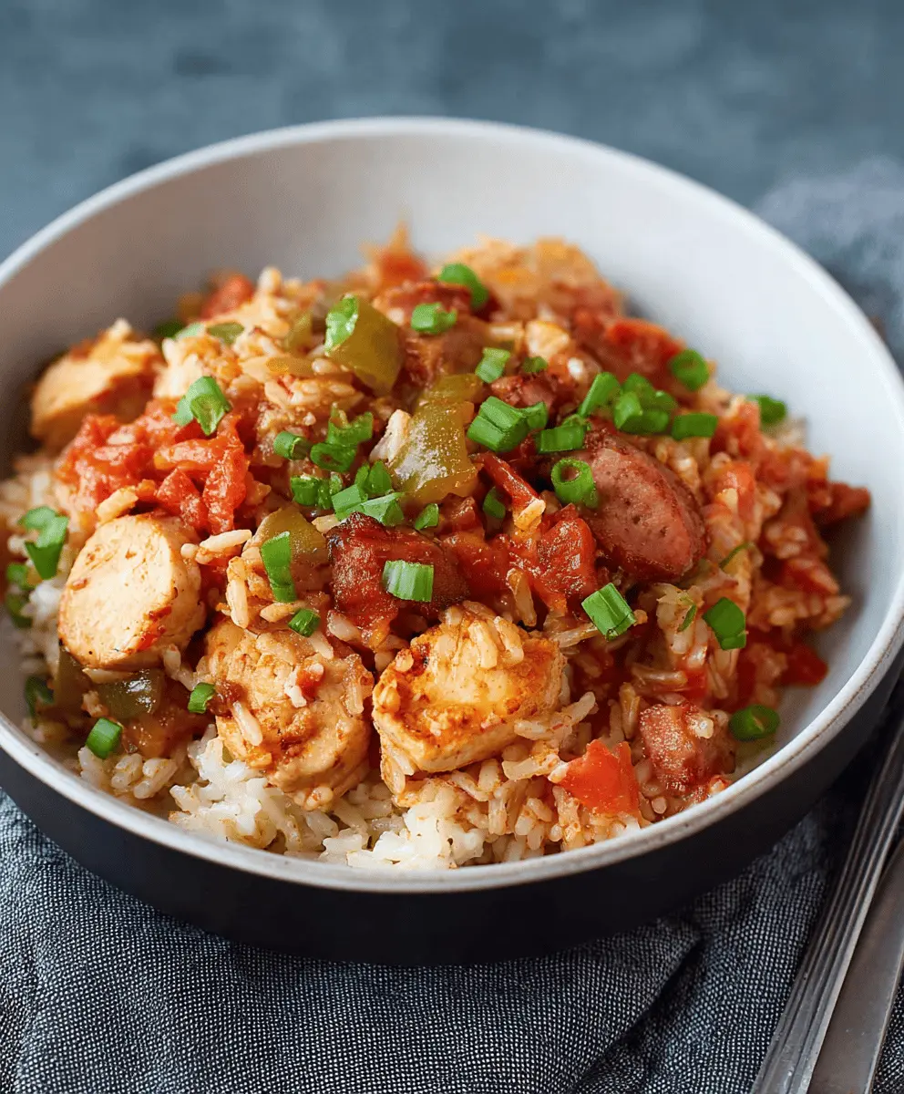 Easy Slow Cooker Chicken Jambalaya Recipe