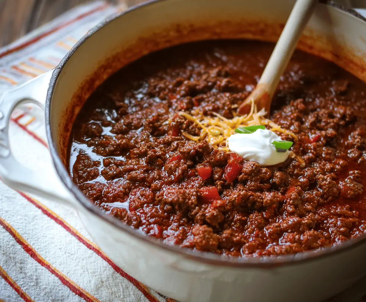 Authentic Texas Style Chili Recipe No Beans 