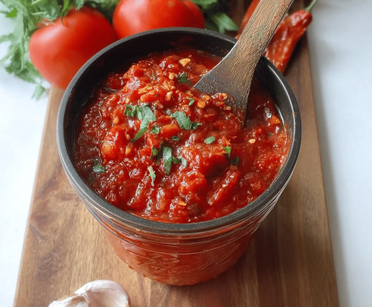 BEST Homemade Marinara Sauce Recipe