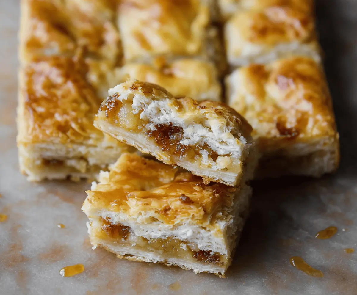 Breakfast Puff Pastry Bars