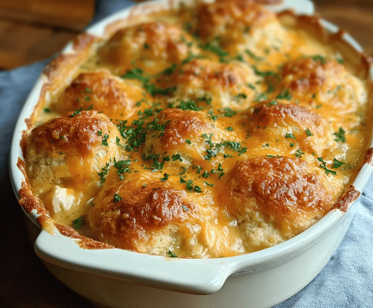 Cheddar Bay Chicken Cobbler