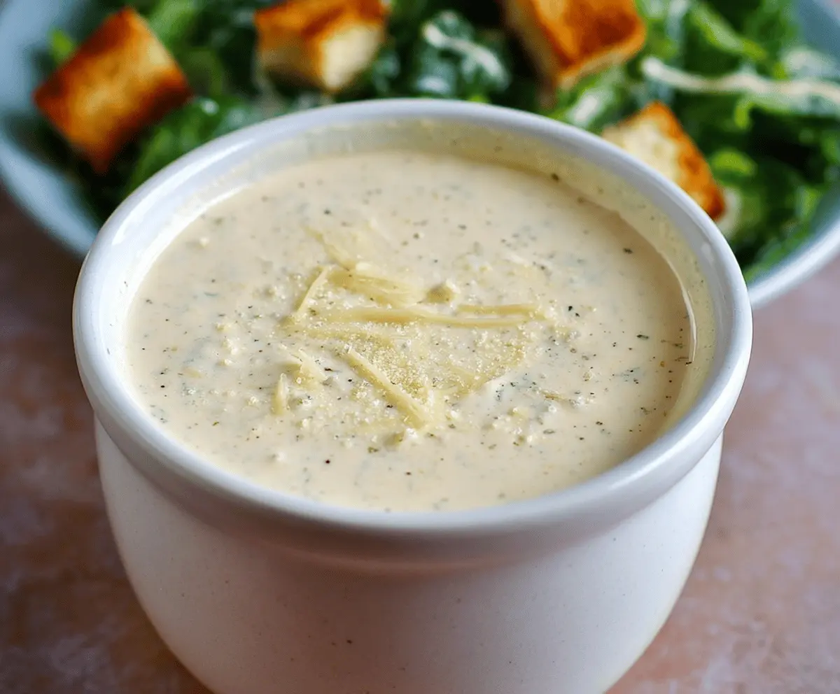 Creamy Caesar Dressing