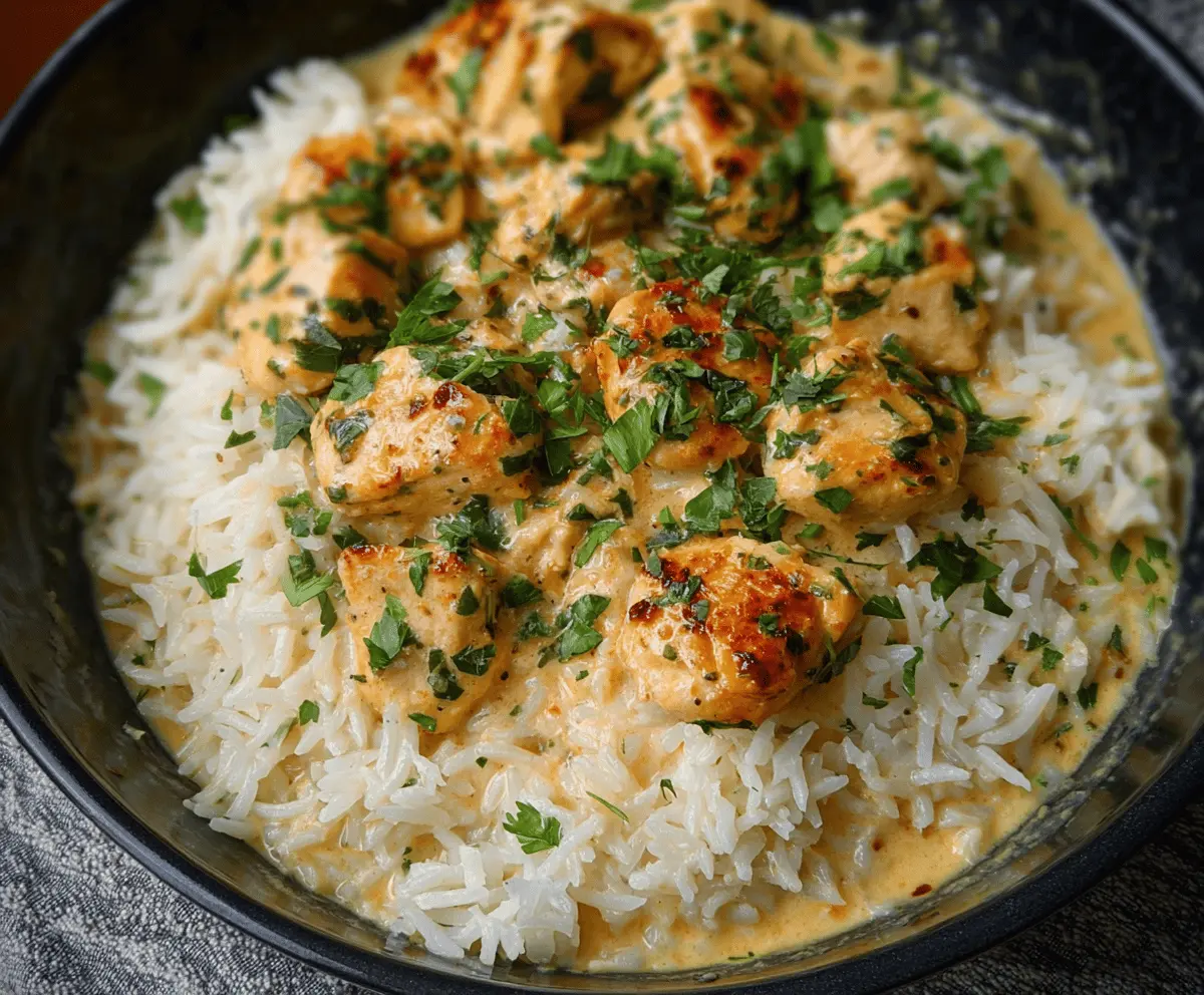 Creamy Herb Chicken & Basmati Rice