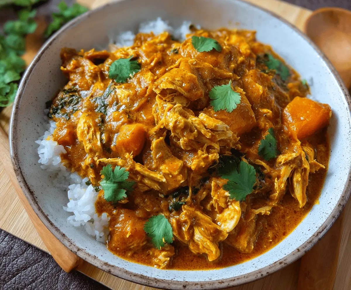 Easy Pumpkin Chicken Curry