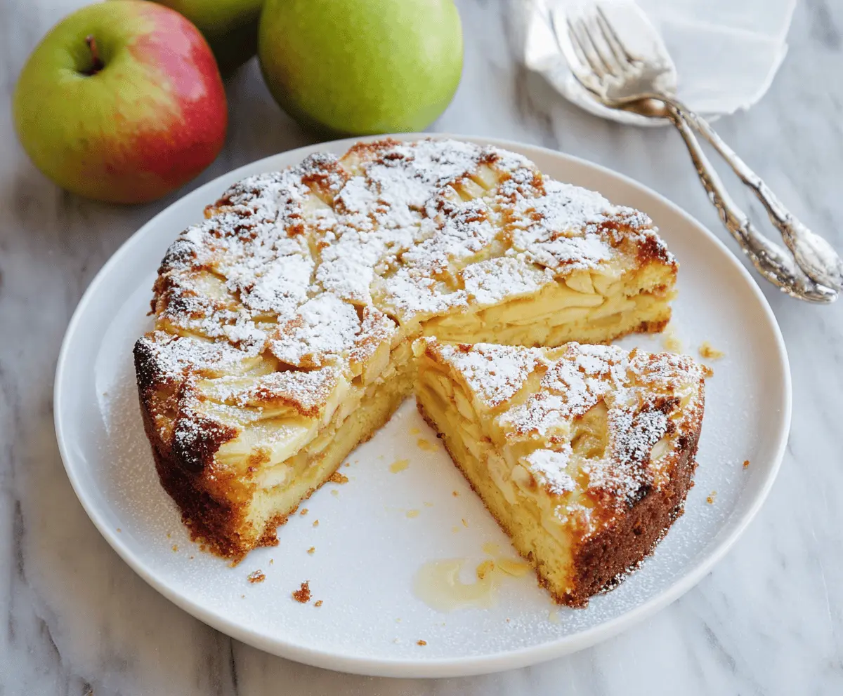 Easy Torta di Mele- Moist Italian Apple Cake Recipe