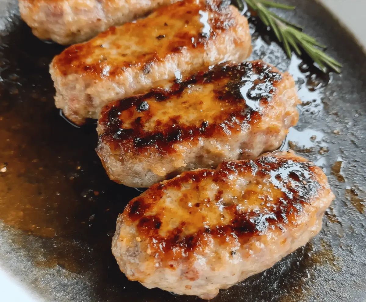 Homemade Maple Syrup Breakfast Sausages