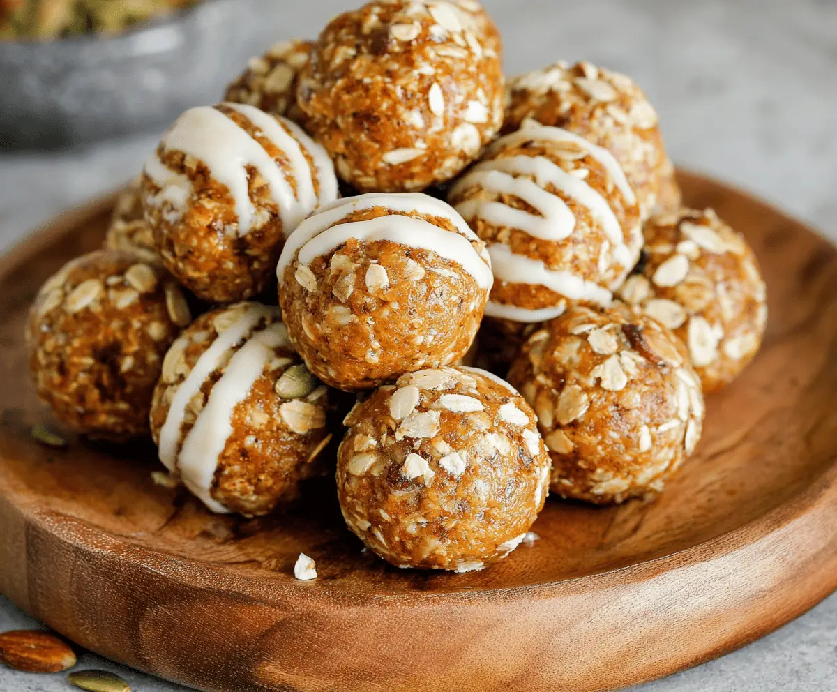 No-Bake Pumpkin Pie Energy Balls