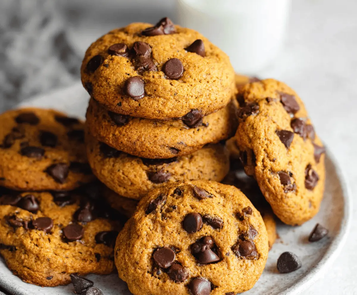 Pumpkin Chocolate Chip Cookies