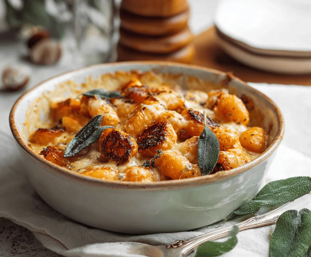Pumpkin Gnocchi Bake