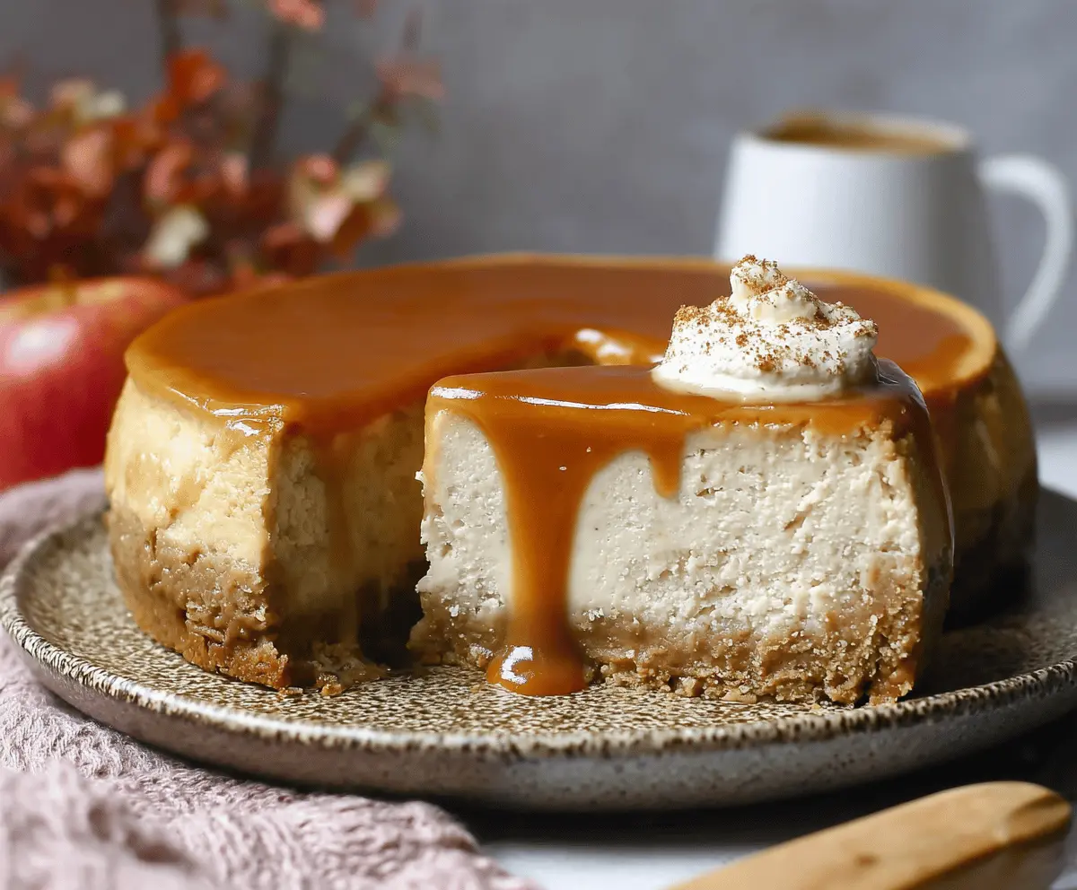 Apple Cider Cheesecake