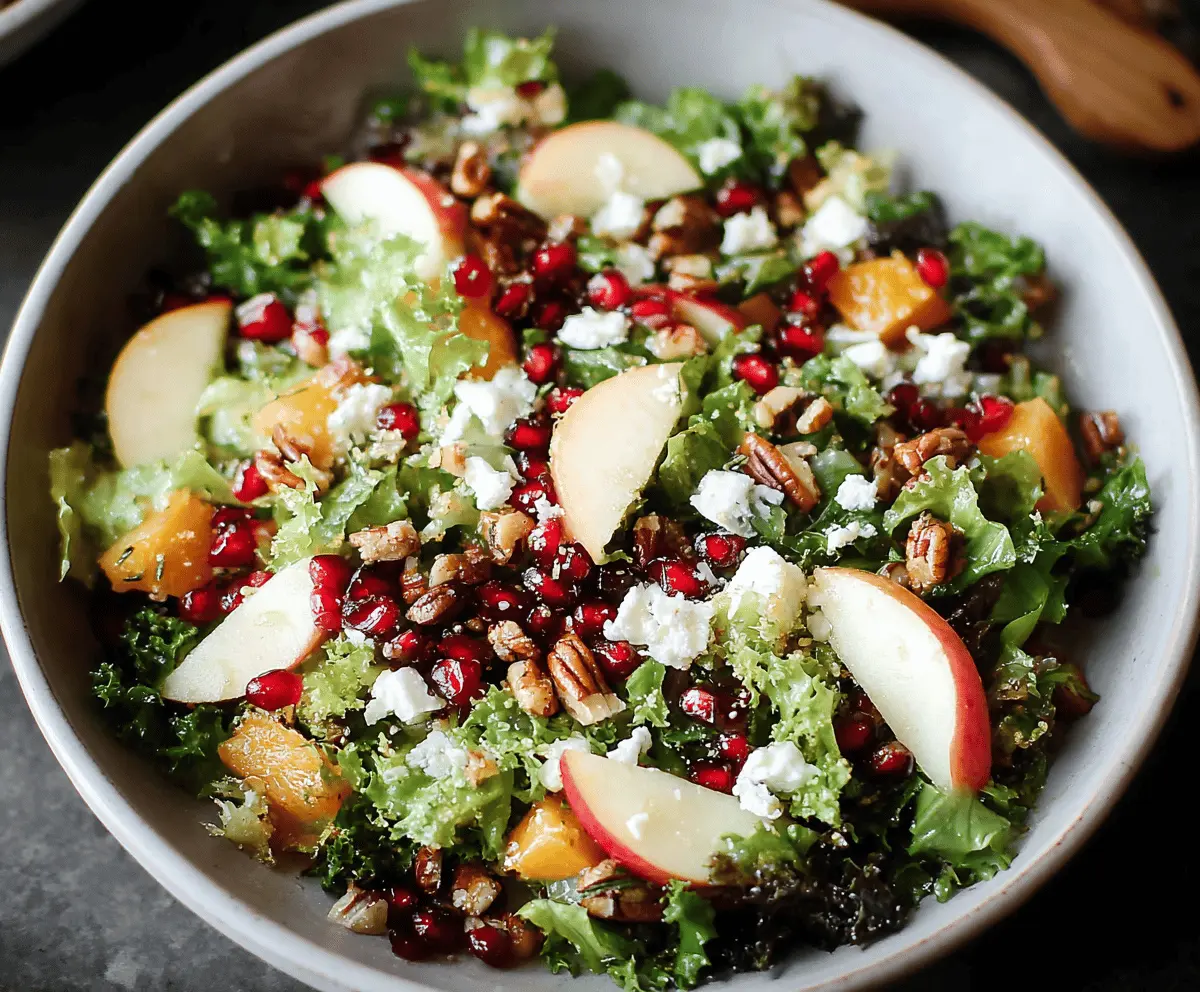 Autumn Salad Recipe With Apple Cider Vinaigrette
