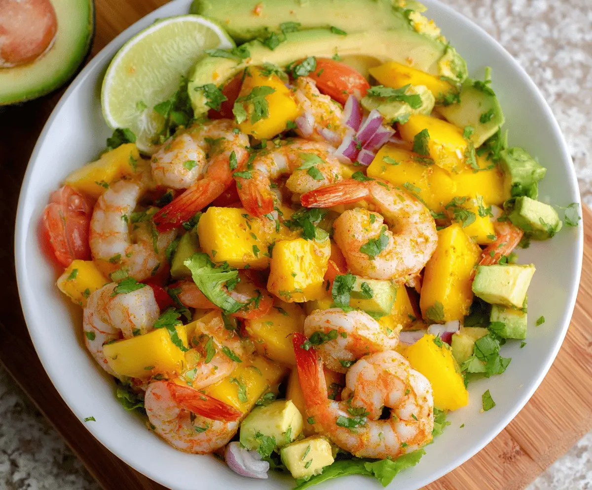 Avocado Mango Shrimp Salad