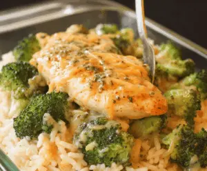 Delicious chicken breast and broccoli served with Knorr rice, a healthy and flavorful meal option