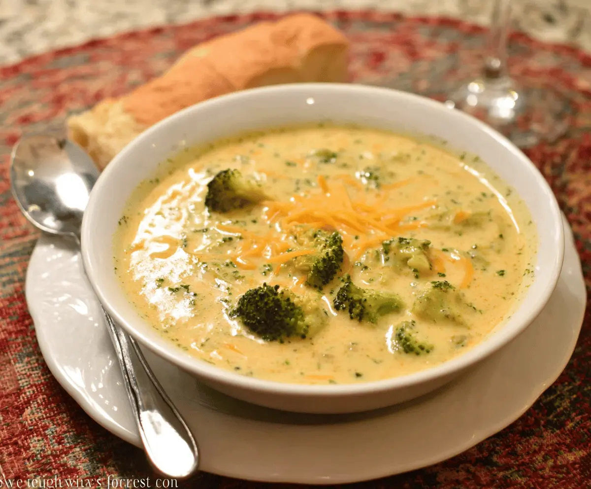 Broccoli Cheddar Soup