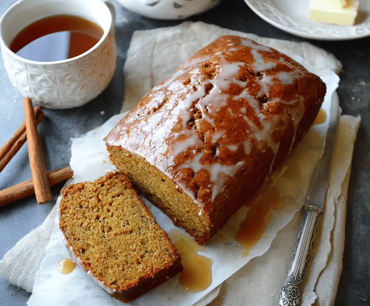 Chai Spice Maple Pumpkin Bread