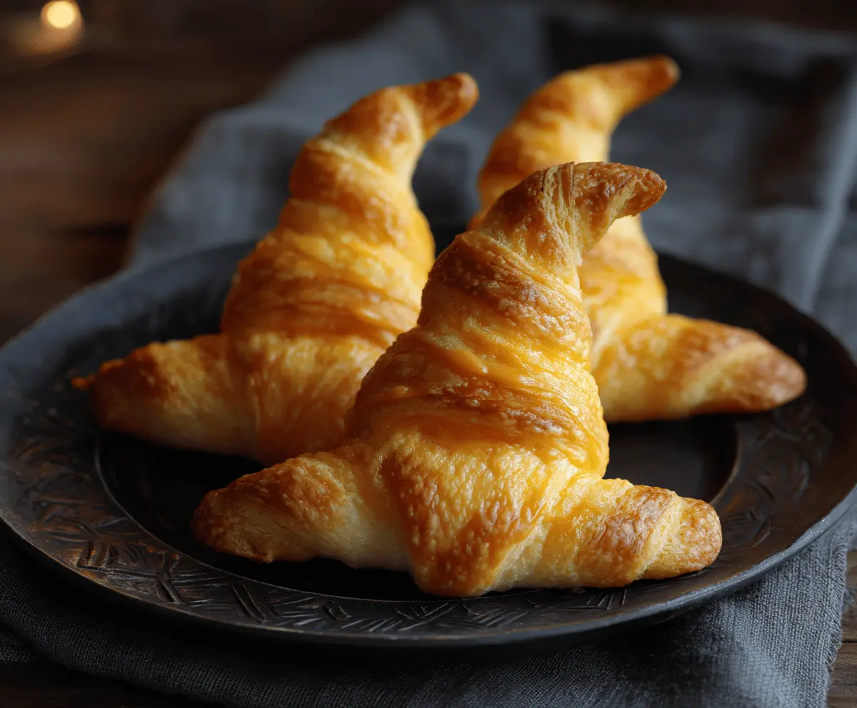 Cheesy Witch Hat Crescents