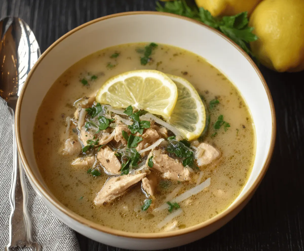 Chicken Piccata Soup