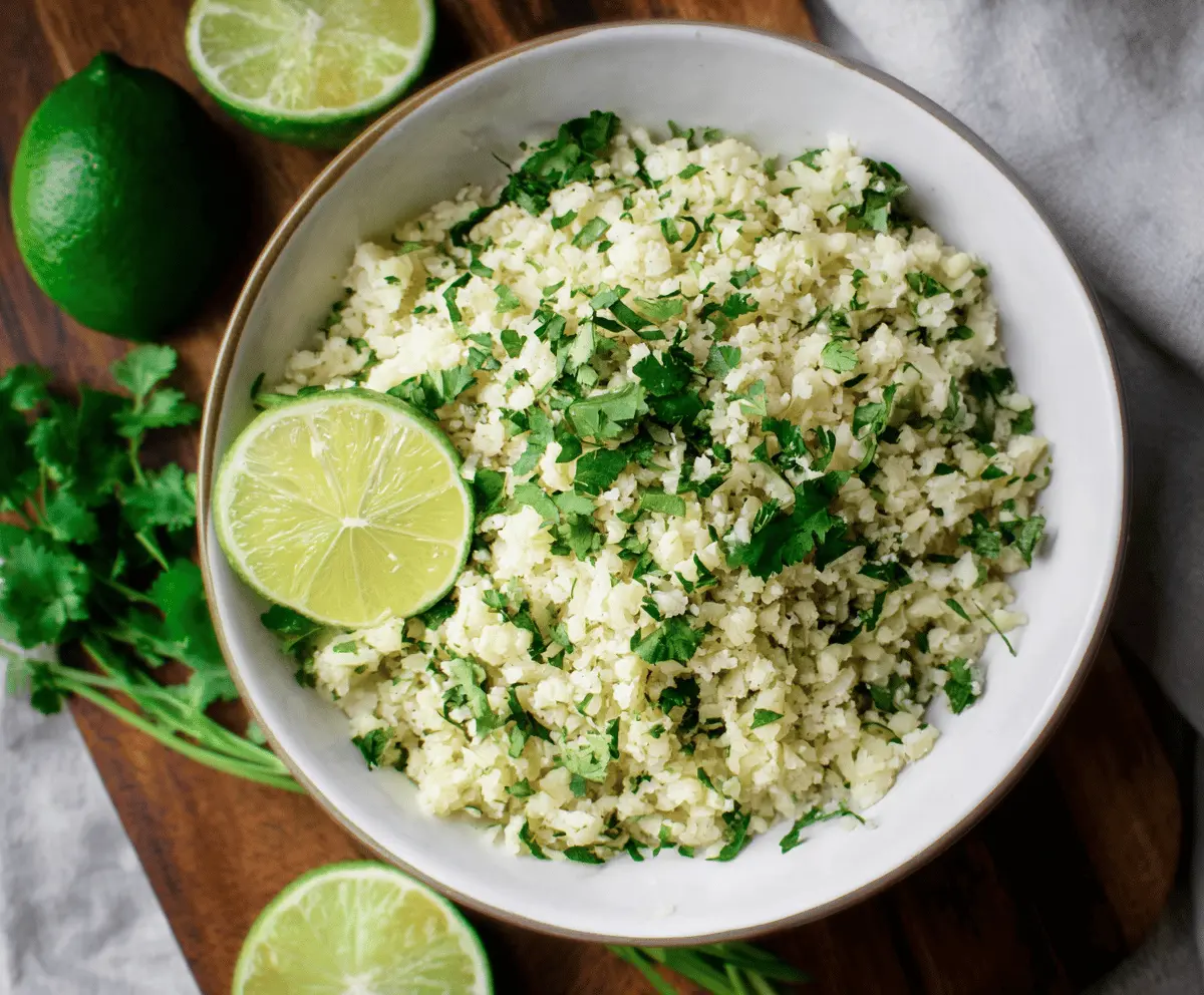 Cilantro Lime Cauliflower Rice