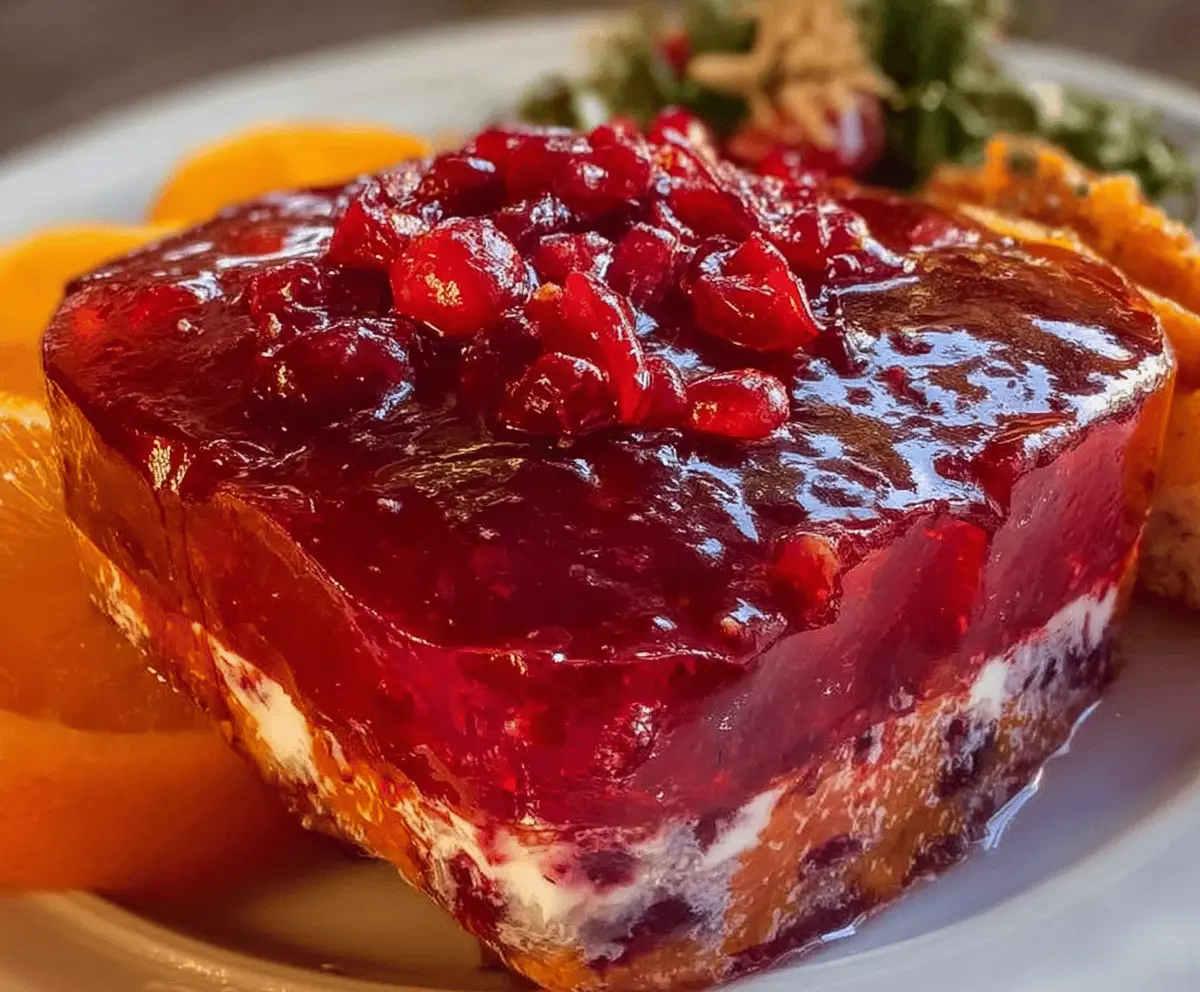 Cranberry Orange Jello Salad