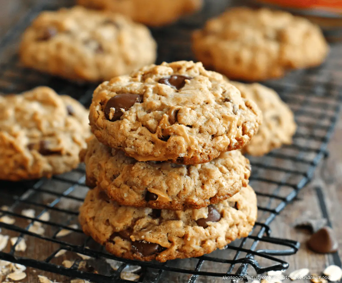 Easy Peanut Butter Cowboy Cookies