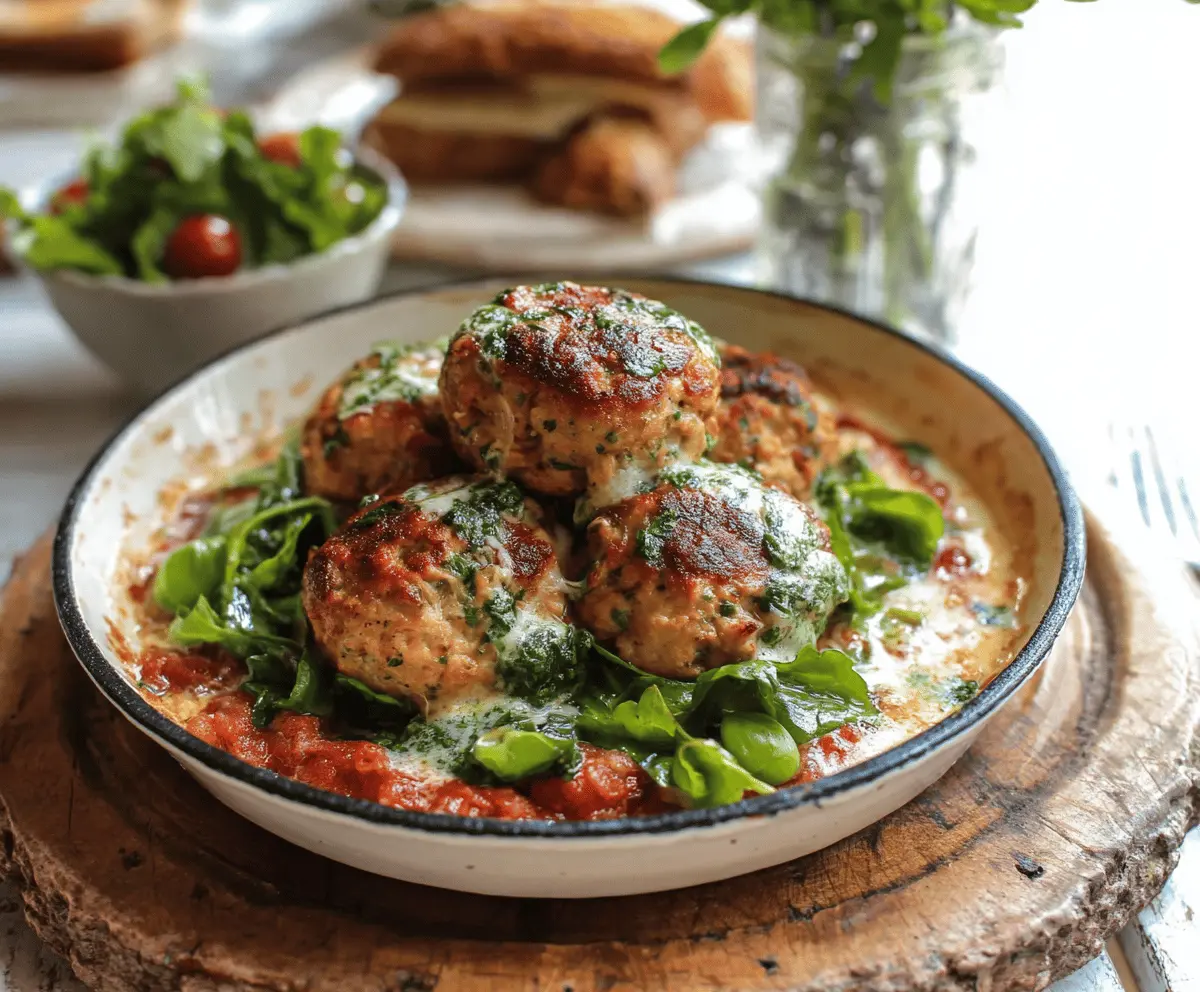 Herby Chicken & Ricotta Meatballs