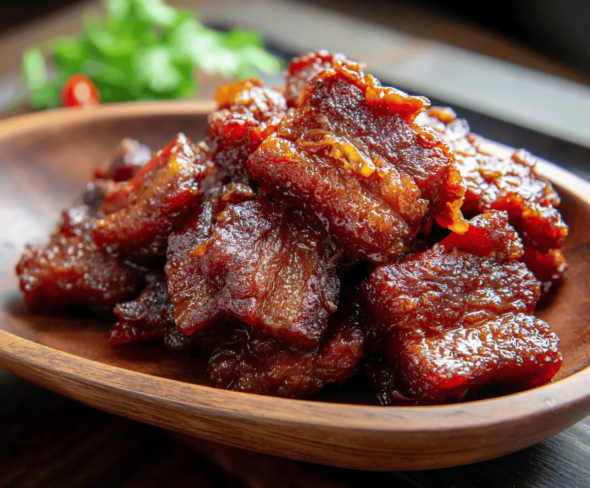 Homemade Filipino Pork Tocino