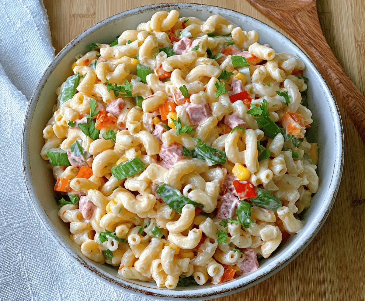 Mexican Macaroni Salad