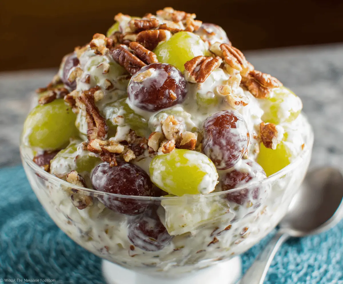 Pecan Crunch Grape Salad