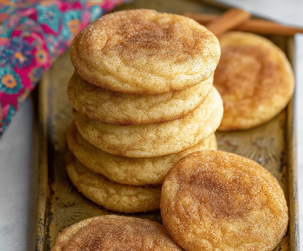Soft & Buttery Snickerdoodles