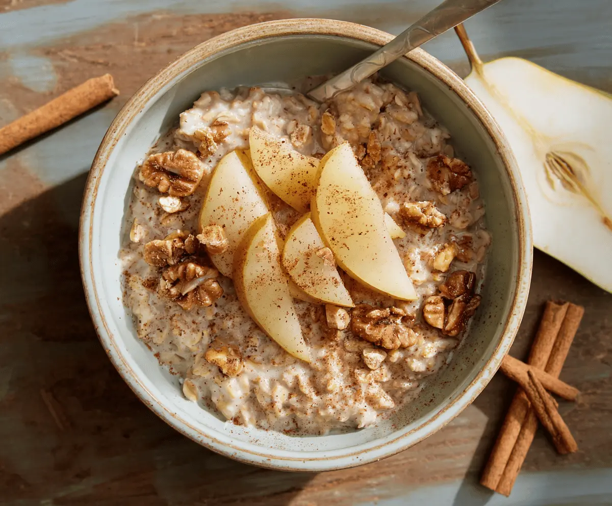 Spiced Pear Oatmeal 