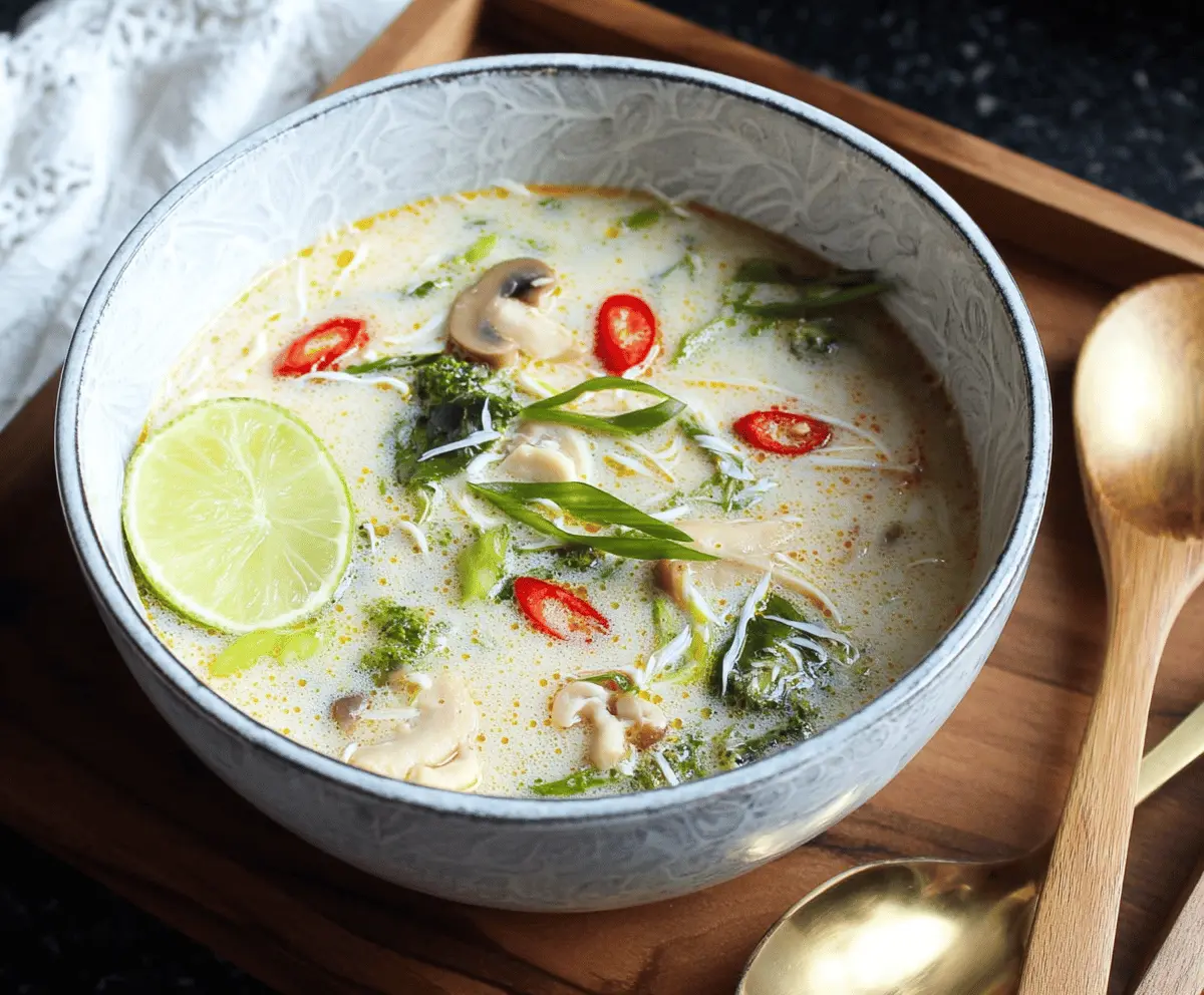 Vegan Thai Coconut Soup