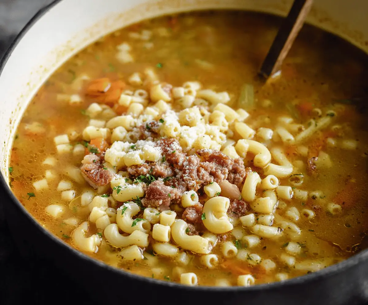 White Pasta e Fagioli
