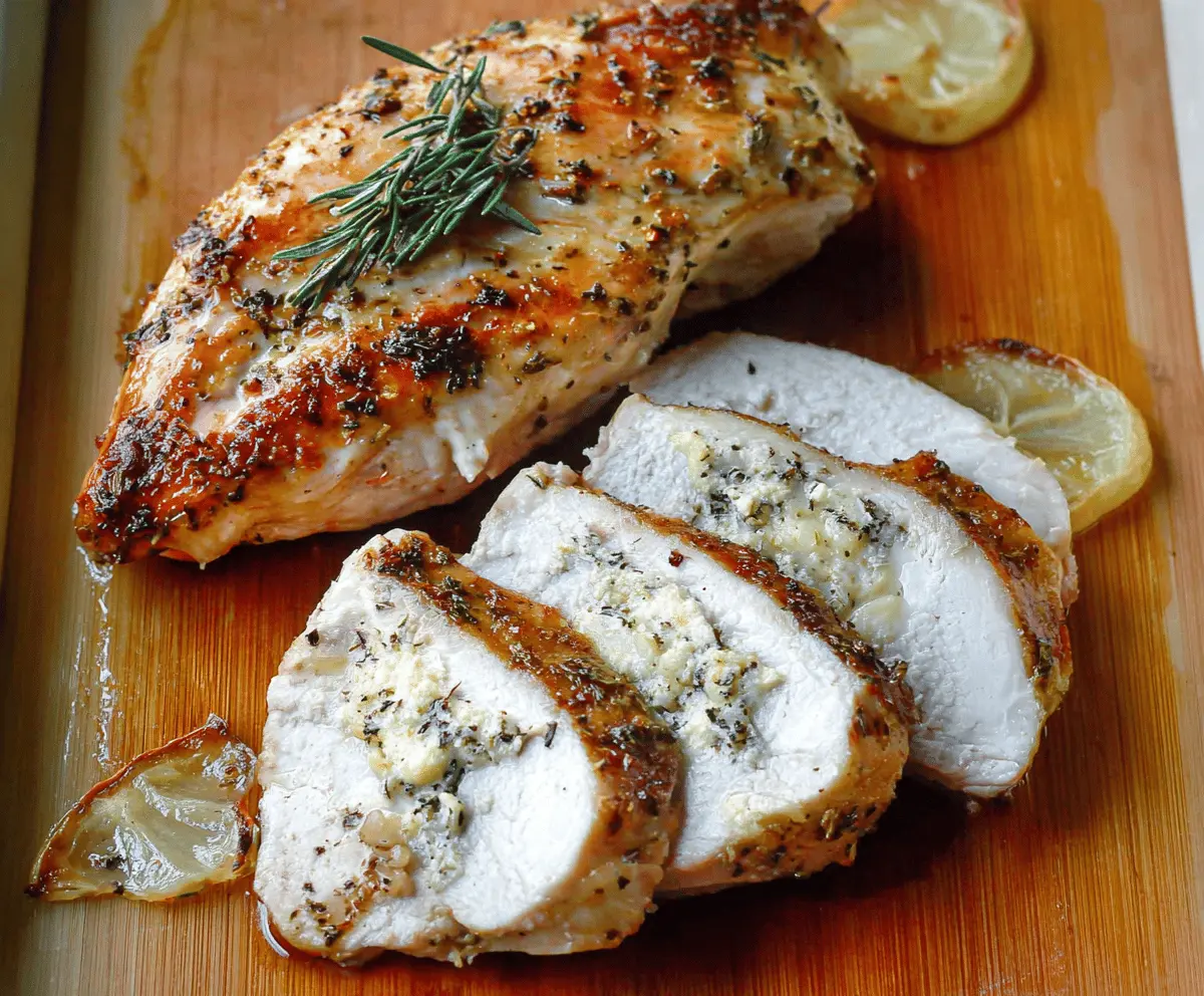 Juicy and flavorful turkey breast roasted to perfection in this popular recipe.