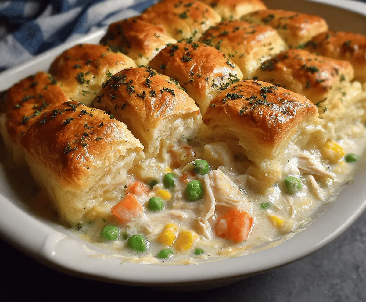 Chicken Pot Pie Casserole Recipe