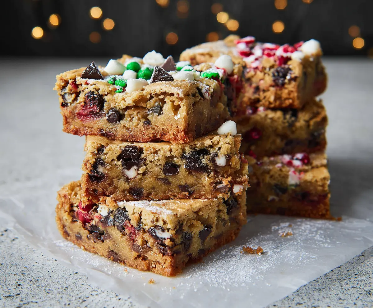 Christmas Blondies