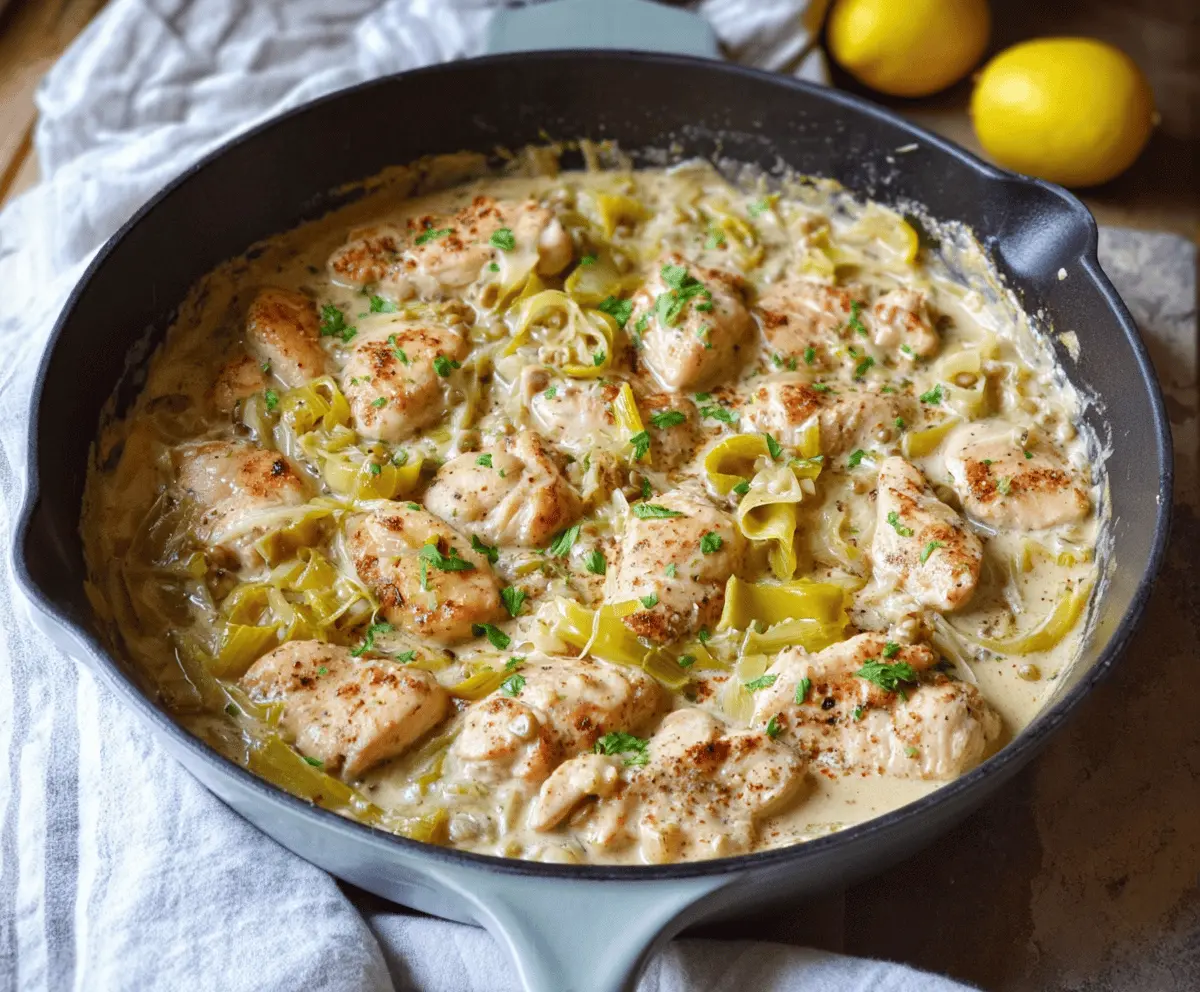 Creamy Pepperoncini Chicken Skillet