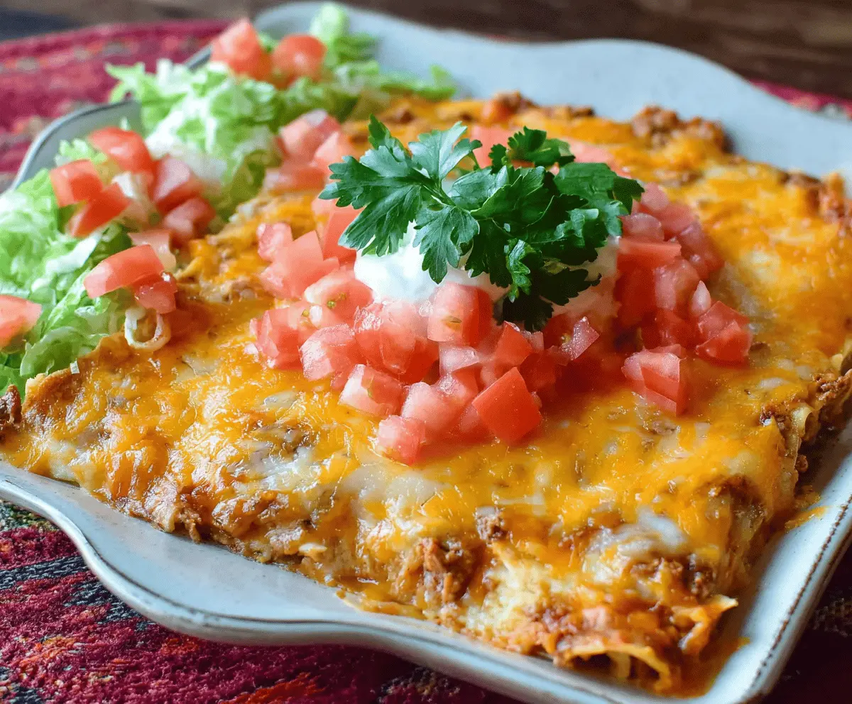 Easy Enchilada Casserole