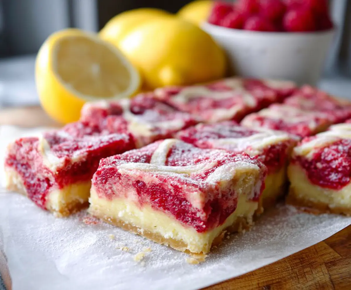 Gluten-Free Raspberry Lemon Bar
