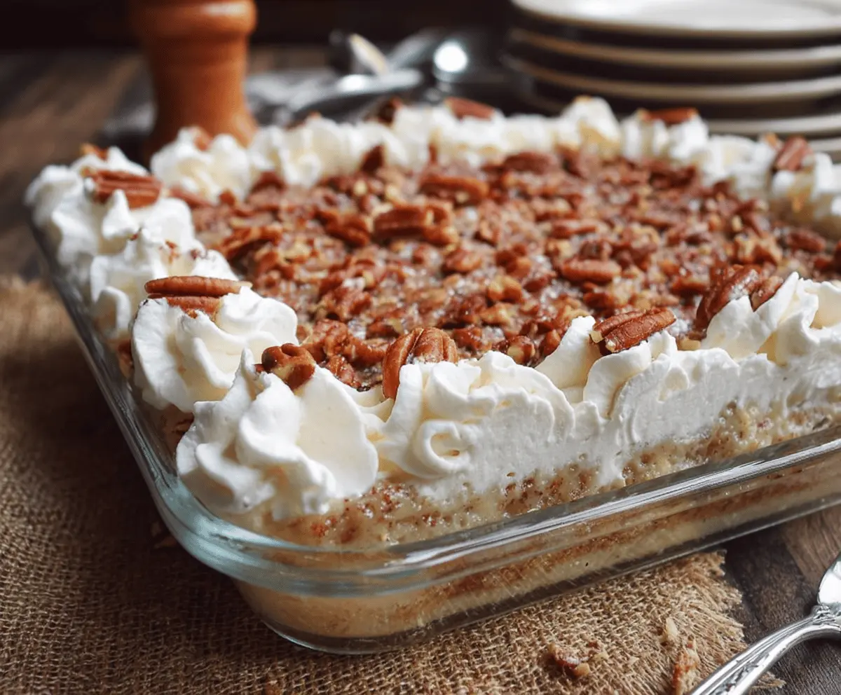 Pecan Cream Deep Dish Pie