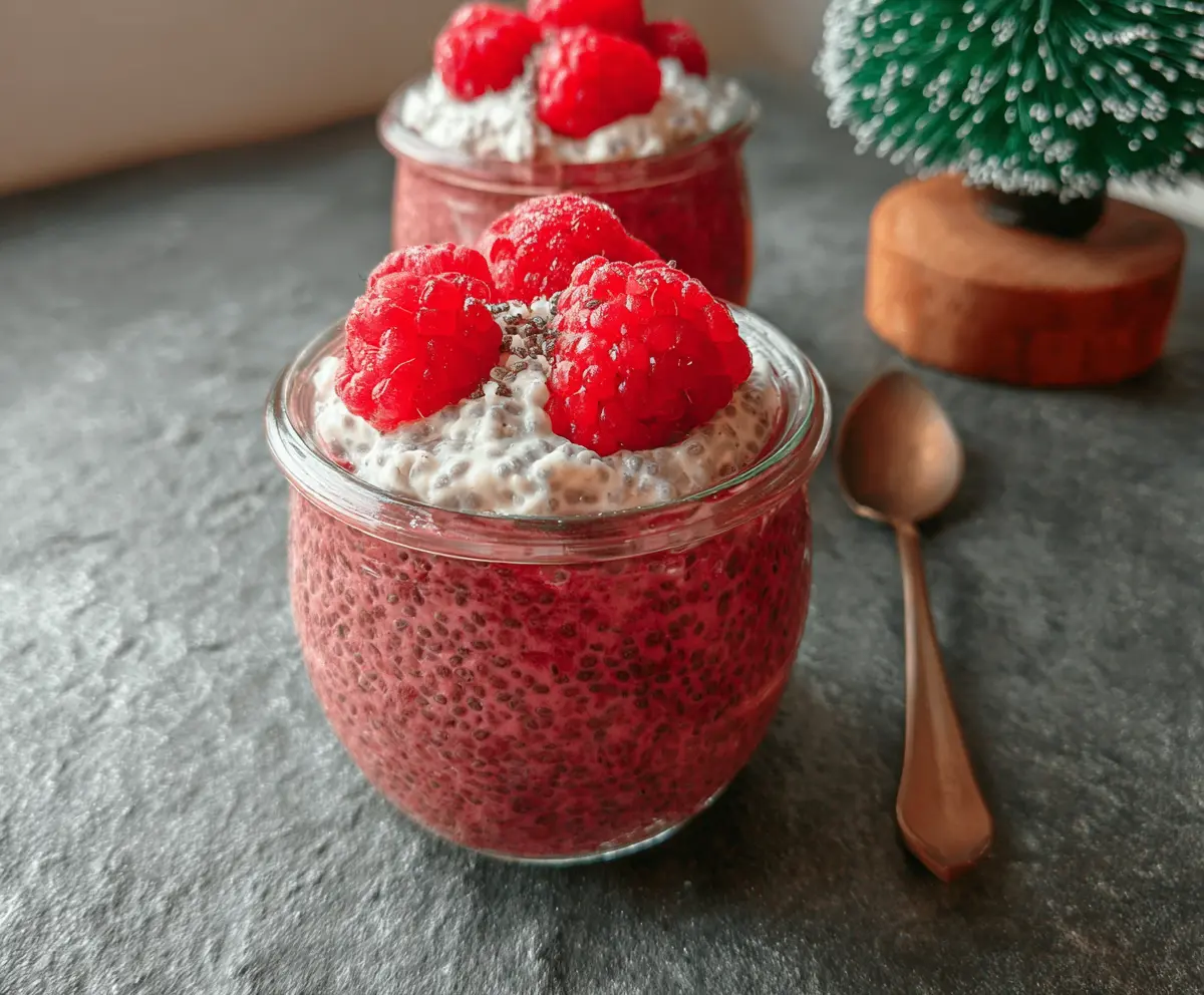 Raspberry Chia Seed Pudding