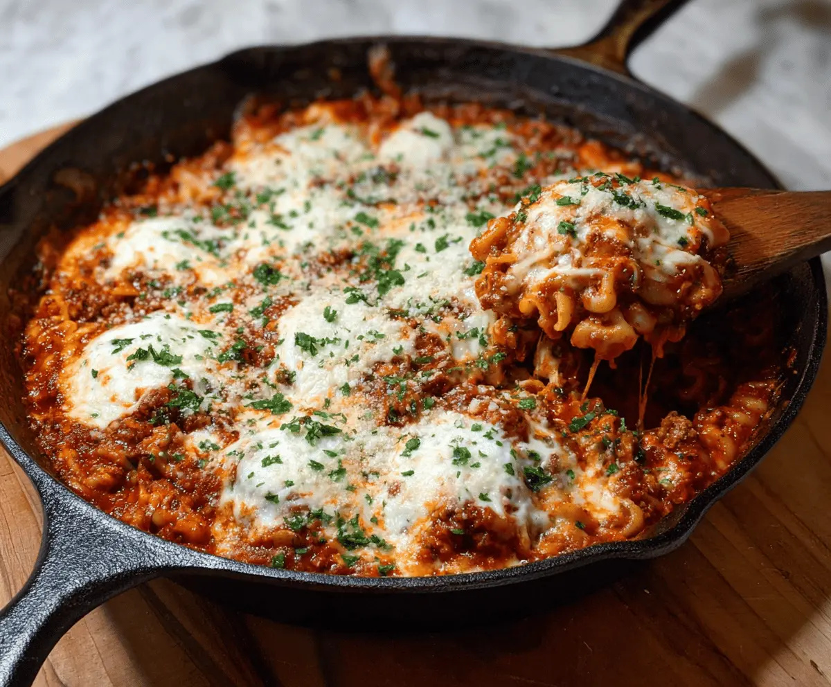 Skillet Lasagna
