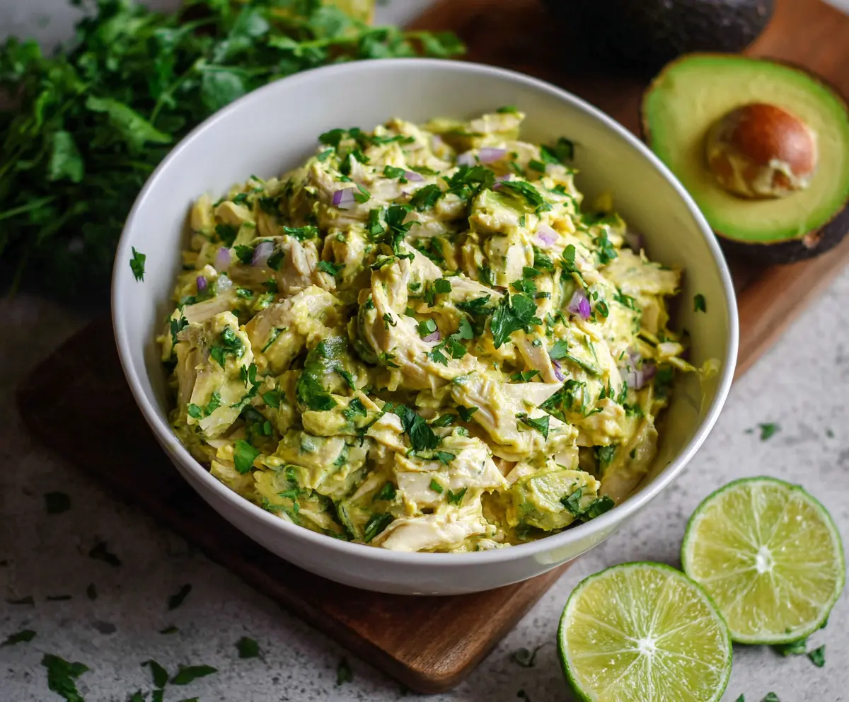 Avocado Chicken Salad (High Protein, No Mayo)