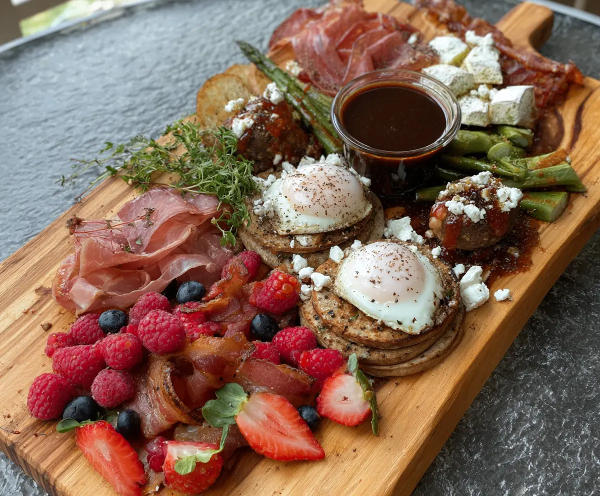 brunch charcuterie protein pan-tinis